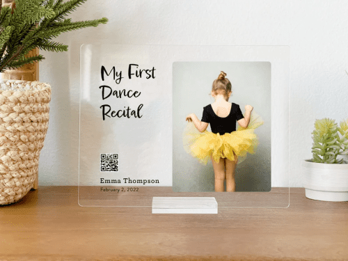 First Dance Recital Picture Frame – Keepsake dance recital gift idea