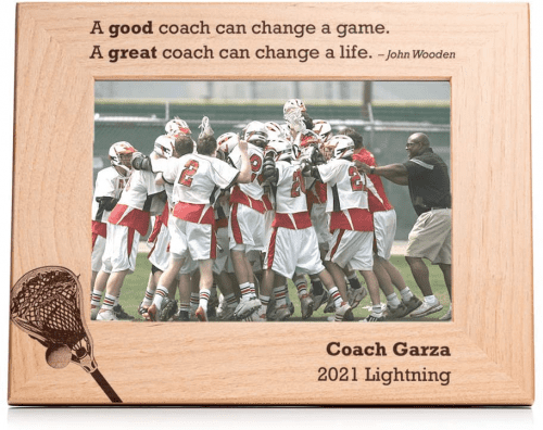 Framed Team Photo – Lacrosse coach gifts