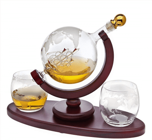 Globe Whiskey Decanter – Cool gifts for accountants