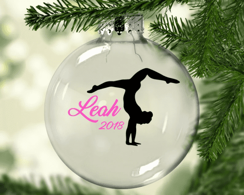 Gymnastics Christmas Ornament – Gymnastic gifts for Christmas stockings