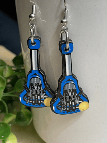 Lacrosse Earrings – Lacrosse gifts for a girl