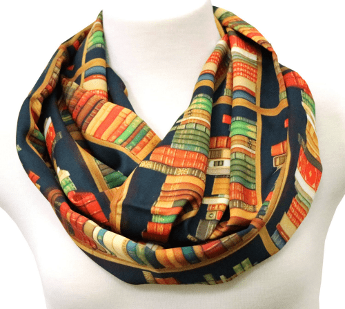 Literary Scarf – Wearable librarian gift ideas