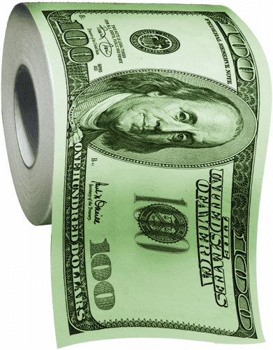 Money Toilet Paper – Accountant gag gifts
