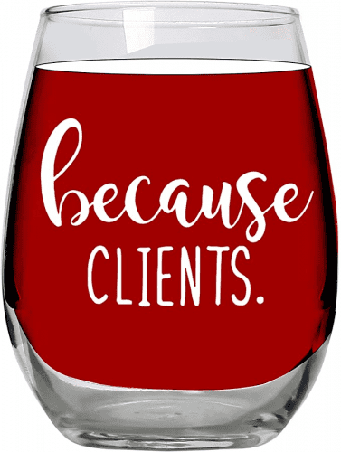 Wine Glass – Funny hairdresser gifts