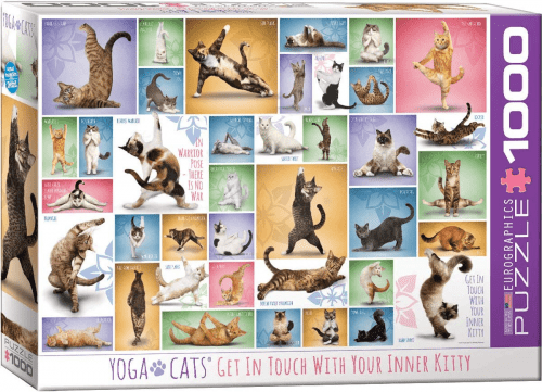 Cat Yoga Puzzle – Yoga gift for cat lovers