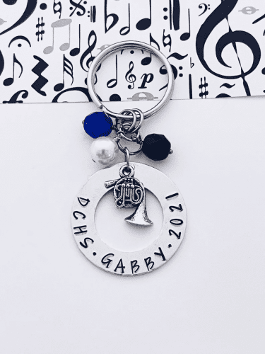 Custom Keychain – Personalized marching band gifts