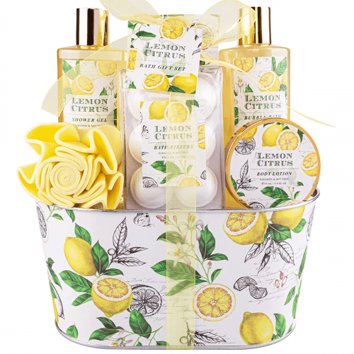 Lemon Spa Gift Basket – Lemon gifts for the bath
