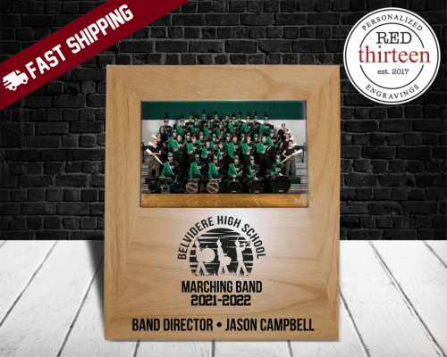 Marching Band Photo Frame – Band director gifts from seniors