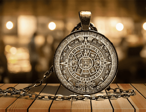 Mayan Calendar Pendant – History gifts from ancient civilizations