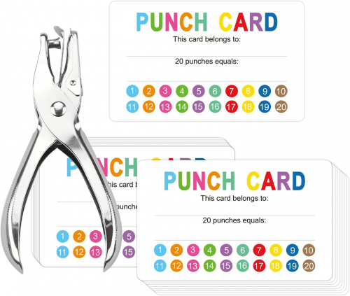 Reward Punch Cards – Physical education teacher gifts