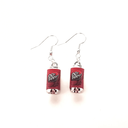 Soda Can Earrings – Dr Pepper gifts for her