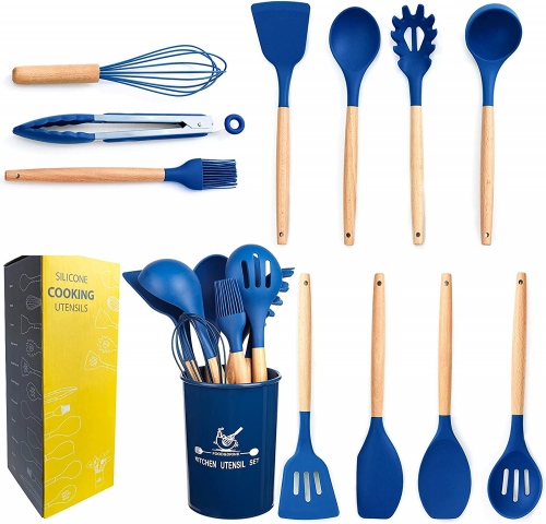 Blue Kitchen Utensils Set – Practical blue kitchen gift ideas