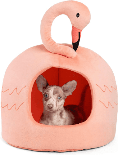 Comfy Dog Bed – Flamingo gift for Fido