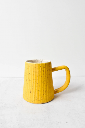 Handmade Yellow Coffee Mug – Fun yellow stocking stuffer gifts