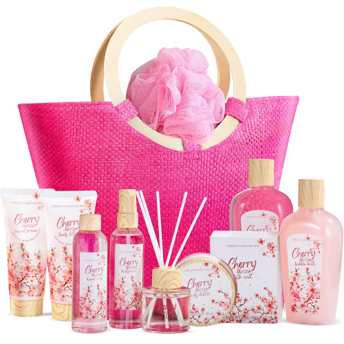 Pink Bath and Spa Gift Set – Thoughtful pink self care gift ideas