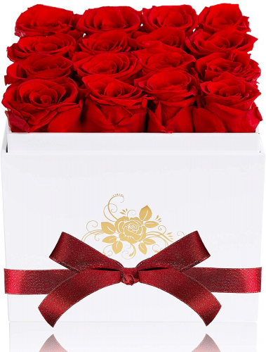 Red Preserved Rose Bouquet – Romantic red gift idea