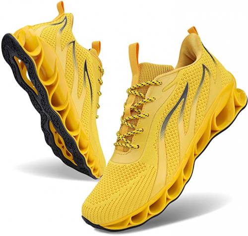 Yellow Athletic Sneakers – Yellow fitness inspired gift ideas