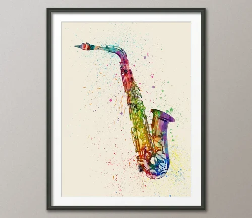 Saxophone Art An eye pleasing gift for sax players