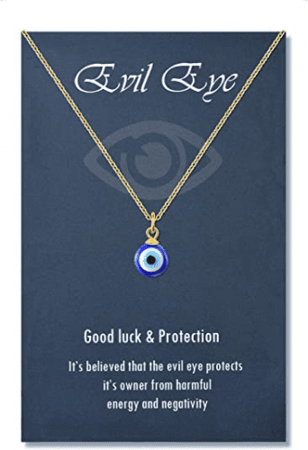 Evil Eye Necklace – Gift beginning with E for good luck