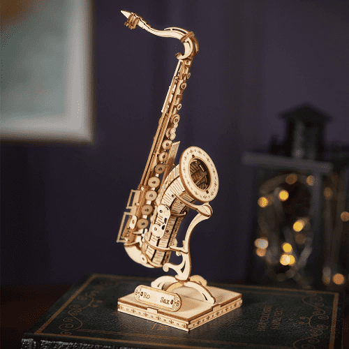 Wooden Sax Puzzle – Fun gift for a saxophone player