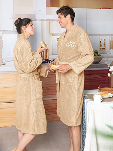 His and Hers Bathrobes – Housewarming gift ideas for older couples