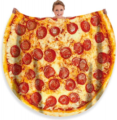 Pizza Blanket – Useful but funny house warming gifts