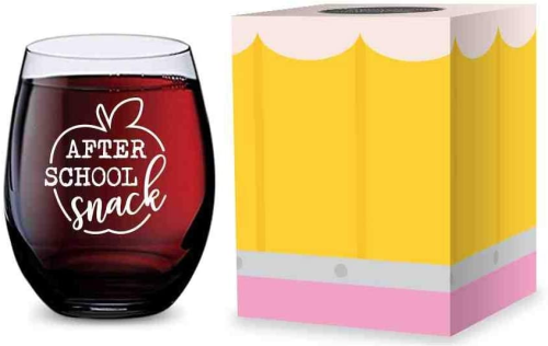 Funny Wine Glass – More thank you gift ideas for daycare teachers
