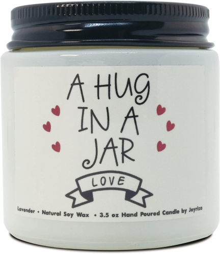 Hug in a Jar Candle – Sentimental thank you gift ideas