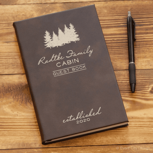 Personalized Cabin Guest Book – Personalized gifts for a cabin owner