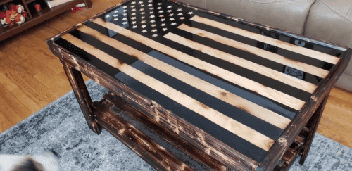 American Flag Coffee Table – Best gifts for FBI agents