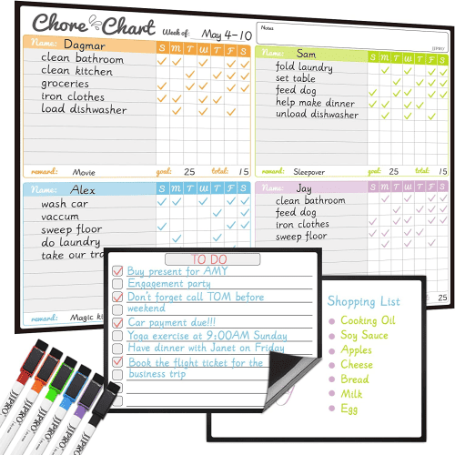 Chore Charts – Practical gifts for foster mom