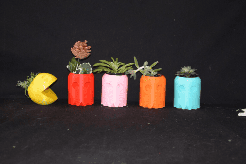 Cute Planters – Whimsical gift for Pac man fans