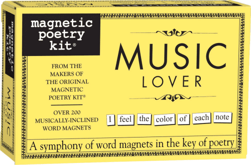 Magnetic Poetry for Music Lovers – Inspirational music gift