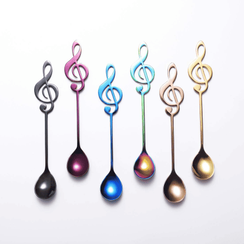 Musical Note Teaspoons – Unique gifts for entertaining
