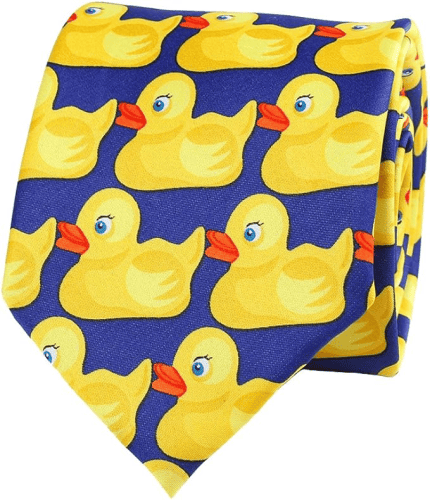 Rubber Duck Tie – Zany yellow gift
