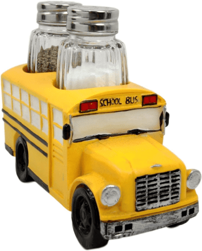 Salt and Pepper Shakers – Fun kitchen gifts for bus drivers